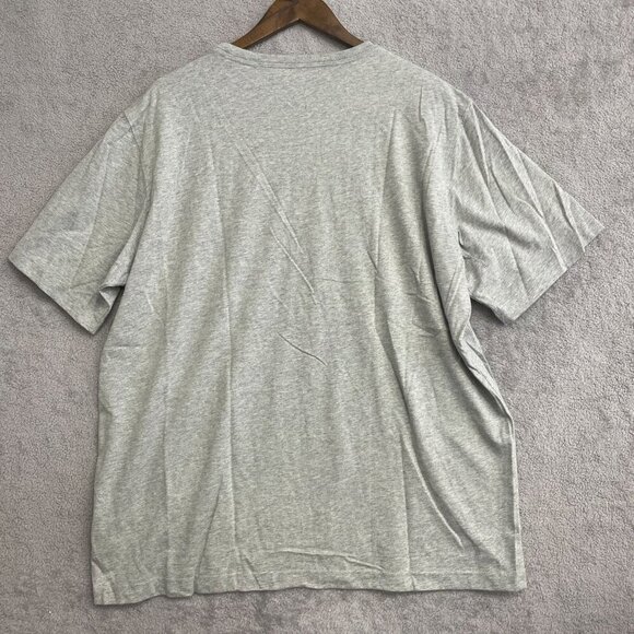 NWOT Lands' End Men's XL Gray Super-T Shirt 100% Cotton Short Sleeve Crewneck - Picture 3 of 8